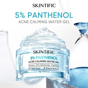 SKINTIFIC 5% Panthenol Acne Calming Water Gel 30ml | Soothing Gel for Acne-Prone Skin | Calms Redness & Strengthens Barrier
