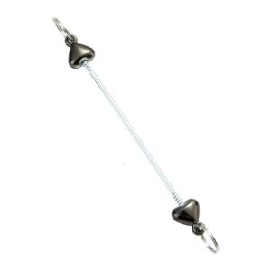 Beaded Keychain Plastic Texture Clasp Bead Bag Charm Perfect for Fashion Youth and Detail Oriented Individuals Present