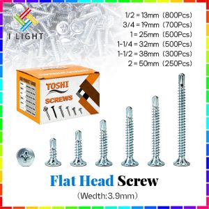 (Fast Delivery)Hardiflex Screw Flat Head/Pan Head Screw Self Tapping Metal Screw Job Screw