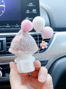 Car Cartoon Network Red Duck Air Conditioner Air Outlet Aromatherapy Decoration Car Cute perfume Car Fragrance Lasting Fragrance