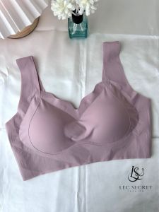 [Lec Secret] Ready Stock Wireless Seamless Ice Silk Bra 2029 Size M-XXL