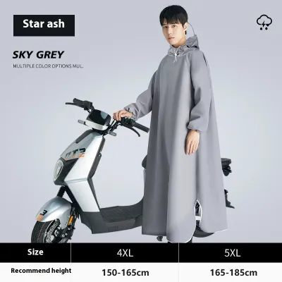 Raincoat For Motorcycle Kapote Waterproof Adult Rain Coat Outdoor Women Men EVA Motorbike Rain Suit Extra Long Cover Prevent Moisture On Feet
