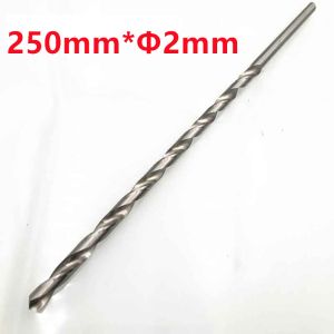 GONLUEZ 1Pcs Length 160-300mm Extra Long Drill Bit HSS Steel Straight Shank Drilling Tool Durable Diameter 2-6mm Power Tool for Wood Aluminum Plastic