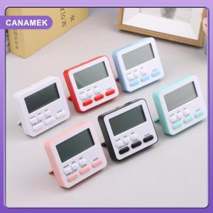 【CANAMEK】 Digital Display Cooking Alarm Clock Kitchen Timer Sleep Stopwatch Clock House Timer Reminder Clock Alarm Clock