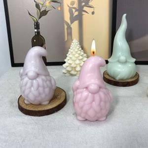 NCNC(OKDEALS01) Resina Epoxy Odorless Soap Christmas Tree Snowman Home Decoration Gifts Snowman Mold Silicone Mold Christmas Decoration Candle Mould