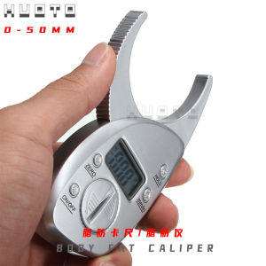 Hot  0-50MM Digital Fat Caliper Fat Clip Fat Measurement Instrument Skin Fat Clamp Skin Fat Meter Digital Caliper #