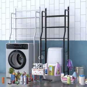 Adjustable Bathroom Shelf Practical Over Washing Machine Storage Rack Space Saver Organizer Shelf for Laundry Room