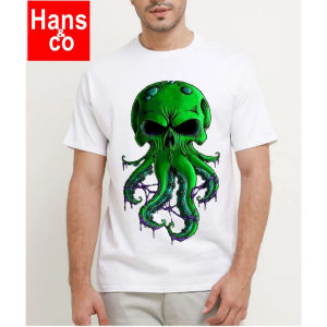 kaos pria 3 dimensi tshirt premium distro animasi octopus H014 by Hans  co