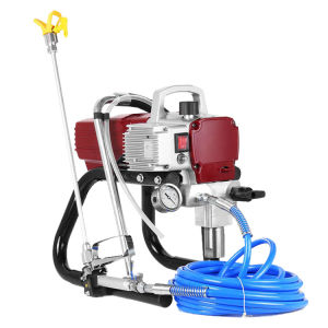 CHUANGCHAO Airless Paint Sprayer Machine for Emulsion Latex Oily Paint Electric Pump Painting Equipment Professional High-pressure Airless Spraying Machine Tools Electric Paint Sprayer Internal-feed Painting Tool