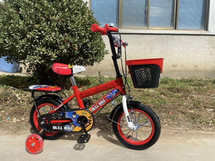 Xe Đạp Trẻ Em Bull Bike Xe Tập Đi Thể Thao Có Giỏ Hình Mặt Cười Cho Bé ...