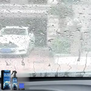 Homonth Windshield Oil Film Cleaner Car Windshield Dust Stain and Oil Film Cleaning Solution