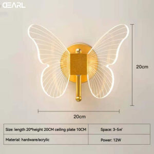 High End Shell Crystal Lamp For Bedroom Living Room Staircase Nordic Background