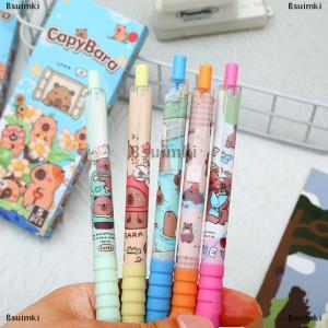 [COD] Bsuimki 5 10pcs dễ thương phim hoạt hình capybara Gel bút Kawaii bút thiết lập nhanh chóng làm khô bút nạp bút thiết lập văn phòng phẩm trường học văn phòng phẩm Nguồn cung cấp