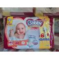 Miếng lót sơ sinh bobby newborn1 108 miếng tặng 6m tã quần sơ sinh,tã lót cho bé nb2 60 miếng cho bé &gt;1 tháng tuổi. 
