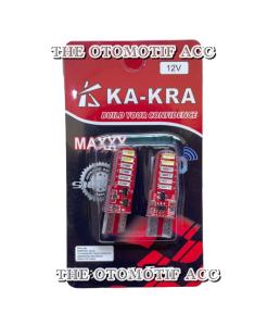 1 Pasang Lampu Sein Colok Flash Jelly LED Kedip 3 Warna T10 Universal - TOA