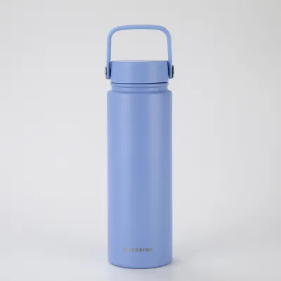 Crossing Urban Ceramic Stainless Steel Vacuum Insulated Bottle 720ml | Keep Hot & Cold 16 Hours | Flat Cap with Handle