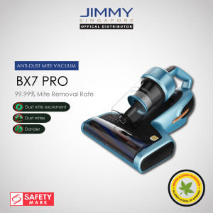 JIMMY BX7 PRO Anti-Dust Mite Vacuum Cleaner Wired Vacuum Cleaner Up to 60°heating+UV+Ultrasonic Handheld 99.99% Cleaning High-Frequency Vibration Tapping Heating UV Sterilization