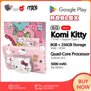 Original Komi Kitty kid Tablet Cute Komi Kuromi Tablet 5000mAh Android 14 Tablet 5G WIFI Type-C