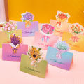 Happy Birthday Greeting Card Note Message Cards Bouquet Gifts Party Birthday Anniversary Gift Card. 