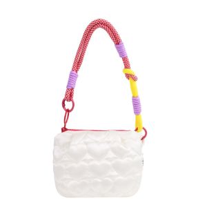 JOYPICKS Love Heart Padded Coin Purse Handheld Korean Style Cloud Cosmetic Bag Cute Wallet Small Item Bag Women