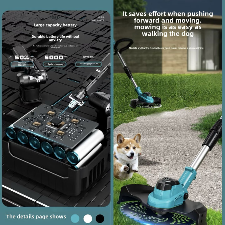 Makita%20Cordless%20Lawn%20Mower%20168V%20Rechargeable%20Lithium%20Battery%20Portable%20Household%20Gardening%20Trimmer%20Electric%20Grass%20Cutter%203.0%20Full%20Quality%20Upgrade%20-%20Image%205