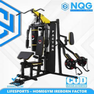 NQG - New Alat Olahraga Fitness Homegym 3 Sisi Ireborn Factor 150 Lbs