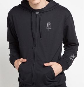 Jaket Zipper Hoodie Jumper Pria Dan Wanita Lengan Panjang Atasan Casual Basic Kain Fleece Warna Hitam Ukuran XS - XXXL