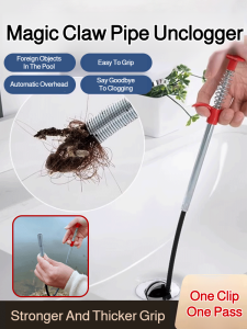 Pipe Unclogger Sharp Claw Head Convenience Cleaning Equipment Deep Penetration Into the Pipeline