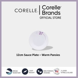 CORELLE Dinnerware – Warm Pansies (Round Shape)
