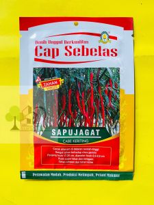 Benih Cabai keriting SAPUJAGAT isi 2500biji dari CAP SEBELAS joss tenan!!!
