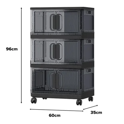 (JIJI.SG) KASIE Foldable Cabinet - Storage Box / Organiser / Multipurpose / Stackable