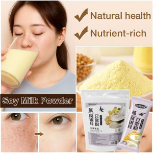 Soy Milk Powder With Tremella Bird Nest Nutritious Breakfast Drink High Protein Rich Fiber Instant Drink Mix Healthy Beverage