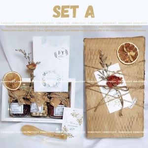 F6 Flower Tea Gift Box Teh Hadiah 花茶伴手礼盒 送礼 花茶礼盒 养生茶 花茶 礼物 玻璃罐