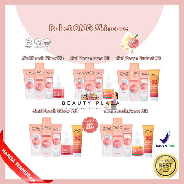 Omg Oh My Glow Paket In In Super Glow Kit Skincare Perawatan