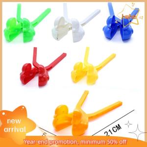 huhe การ์ตูนน่ารักเป็ดรูป Snowball Maker คลิปเด็กของเล่นกลางแจ้ง