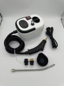 Upgrade Touch Button 2500w multifunctional high pressure steam cleaner 220v household steam cleaner 15 seconds steam spraying 3bar high pressure steam hand-held air conditioner kitchen hood car toy steam cleaner household cleaning artifact