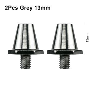 JAYQQ 2Pcs M5 Thread Football Boot Spikes 11/13mm Non Slip Soccer Boot Cleats Aluminum Soccer Shoe Studs for Athletic Sneakers