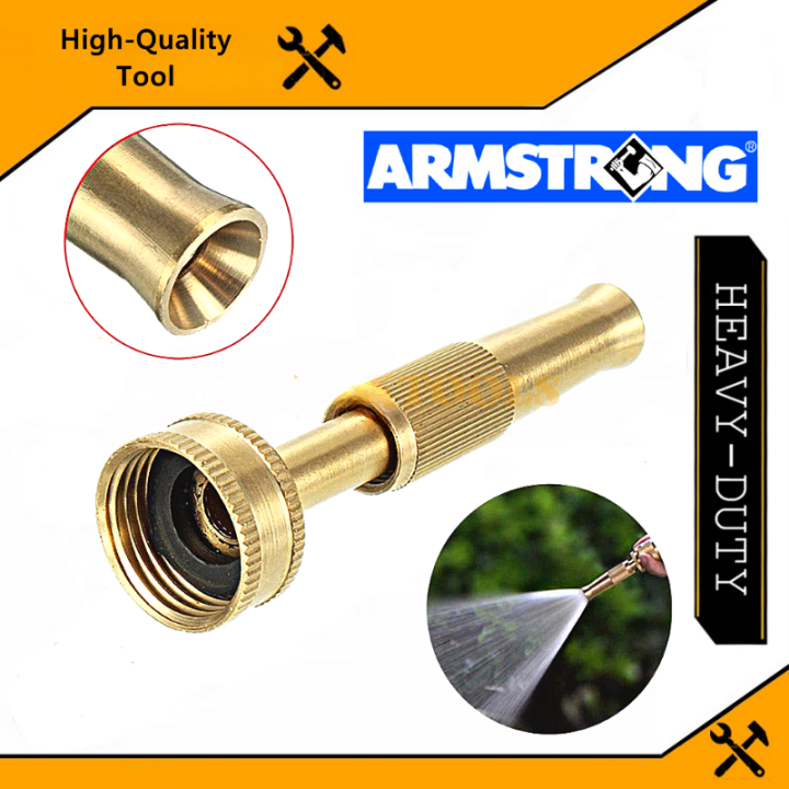 4 In. Brass Garden Hose Nozzle