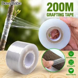 Grafting Tape Plant Tie Budding Wrap Self Adhesive Stretch Film Degradable Nursery Garden 200m