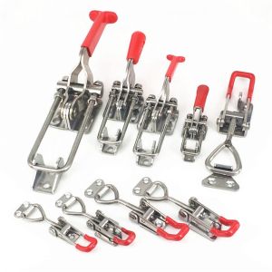 304 สแตนเลสสตีล Fast Fixture Clamping Device Door Clamp Box Buckle Buckles 40323 431 40341 Lock