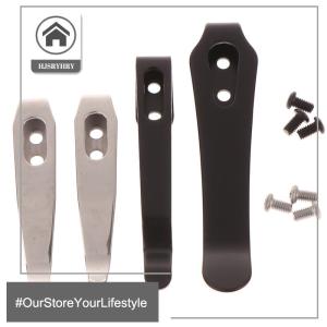 🎄【Special price】HITN ใหม่คลิปด้านหลังทำจากสเตนเลสสตีลสำหรับมีดพับแบบ DIY อุปกรณ์ DIY คลิปด้านหลังแบบปรับได้ตามต้องการ