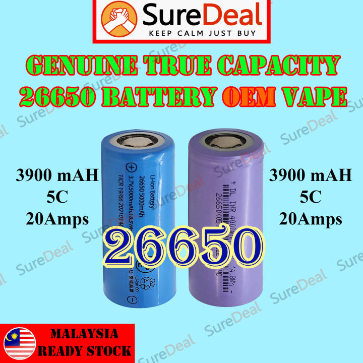 26650 vape battery Efest IMR 26650 4200mAh Flat Top Lithium-Ion Battery main image 1