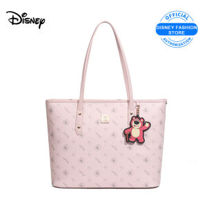 Disney LOTSO Strawberry Bear Series totw bags for women Bucket Bag Large Capacity Womens Bag Classic Print Quality Bag Versatile Shoulder Tote Handbag