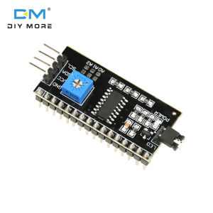 Diymore DC 3-6V pcf8574 bảng mở rộng IIC/I2C/giao diện LCD1602/2004 bảng mạch chuyển đổi bảng đen hàn với sắp xếp Pin