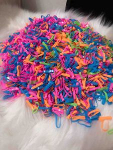 250g túi thun cột tóc màu sắc Babie Ngẫu nhiên