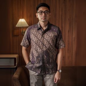 Dabu - Mandalas Kemeja Batik Pria Lengan Pendek