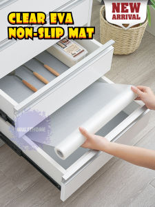 [ANTI-SLIP] Clear EVA Anti-Slip Mat Waterproof Oilproof Drawer Cabinet Shelf Table Pelapik Alas Laci Meja Kabinet 防滑防潮垫