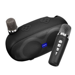 Asaki Bluetooth Speaker ลำโพงบลูทูธ ลำโพงไร้สายแบบพกพา มีไฟ LED เชื่อมต่อง่าย ไมค์ชัดปรับโทนเสียงได้ เสียงดัง เบสแน่น รุ่น APS-4016M รับประกัน 6 เดือน