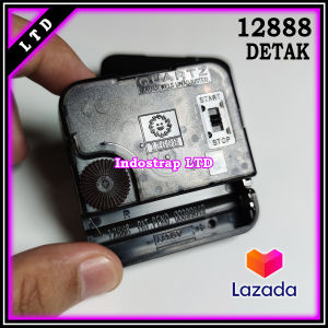 mesin jam dinding tahan lama quartz 12888 model detak 124 mm