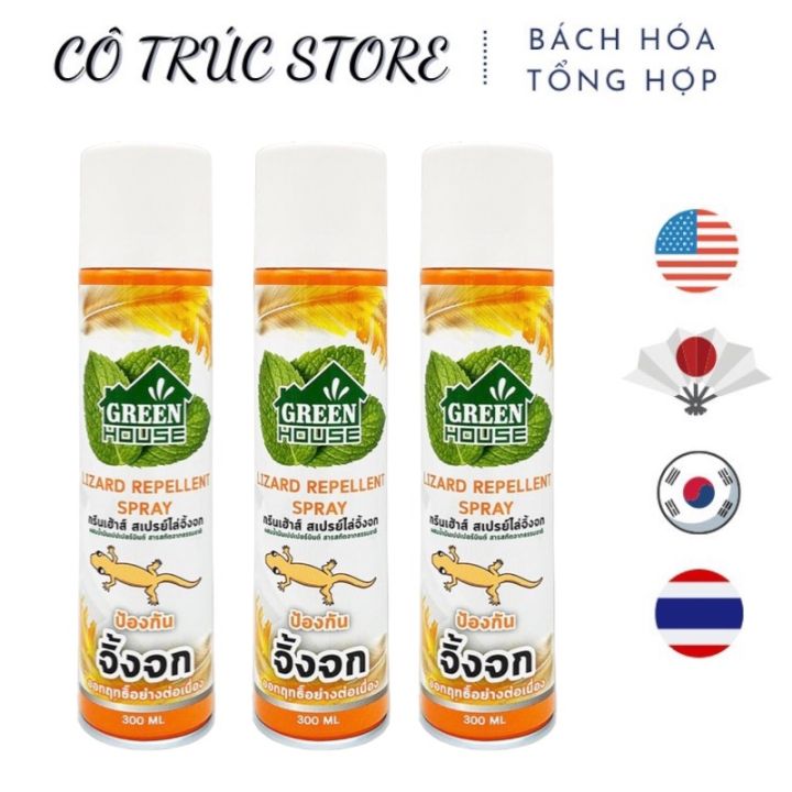 [CHÍNH HÃNG] Chai Xịt Đuổi Thằn Lằn - Chuột - Gián Green House Lizard ...
